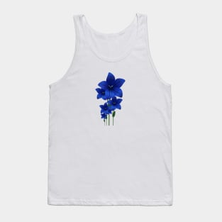 Blue Flower Tank Top